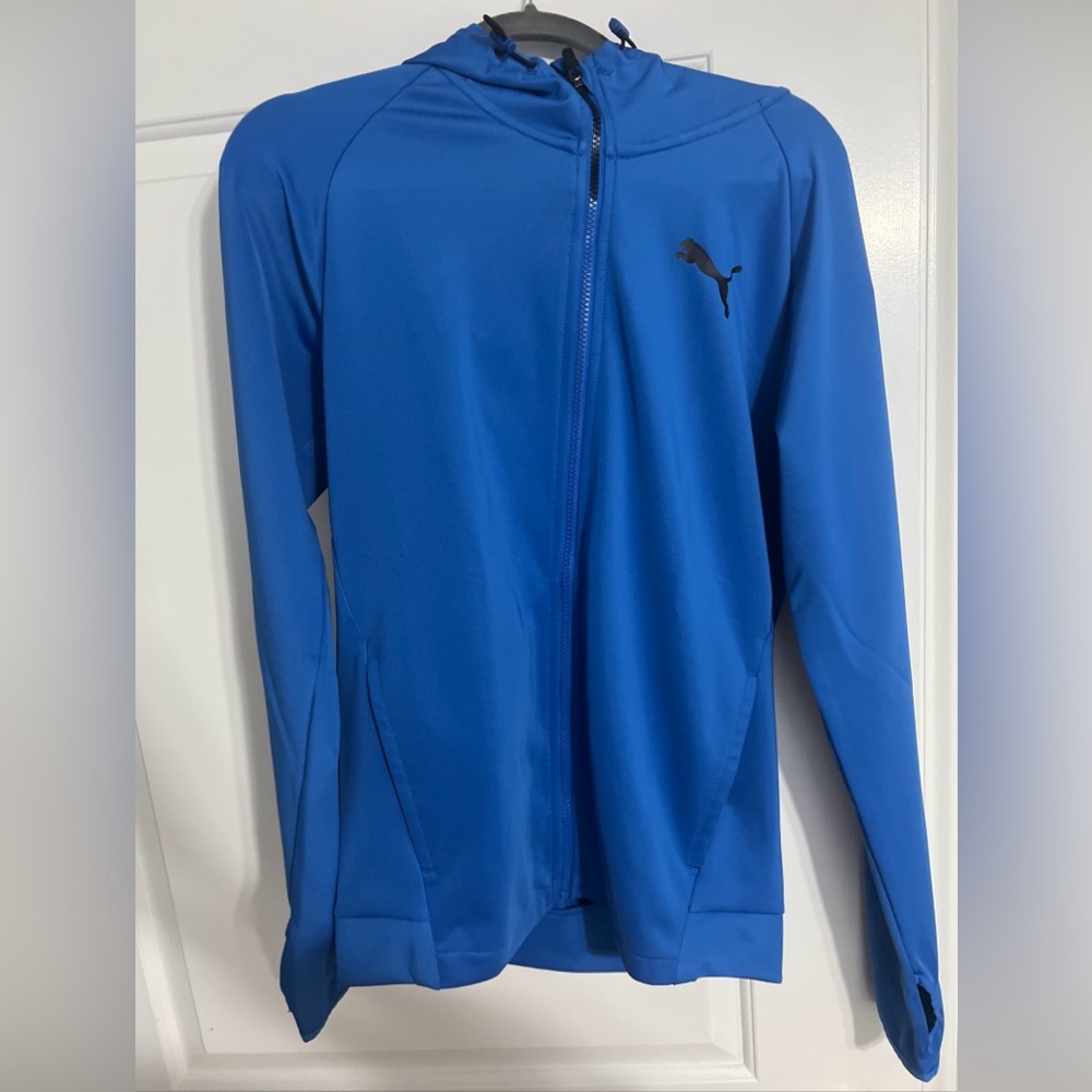 Puma zip up fleece sweater